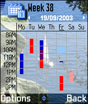 Symbian S60 Theme Monaco: calendar